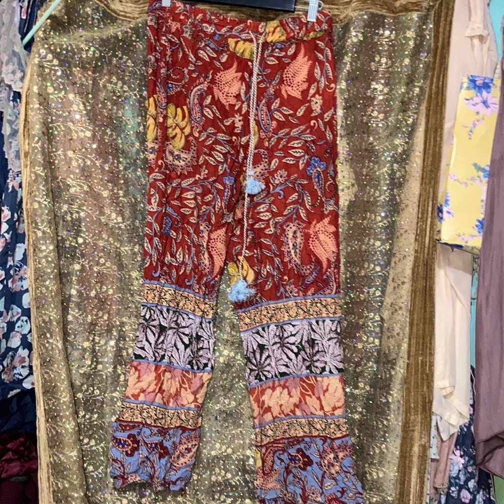 Anthropologie Bobo drawstring pants size medium